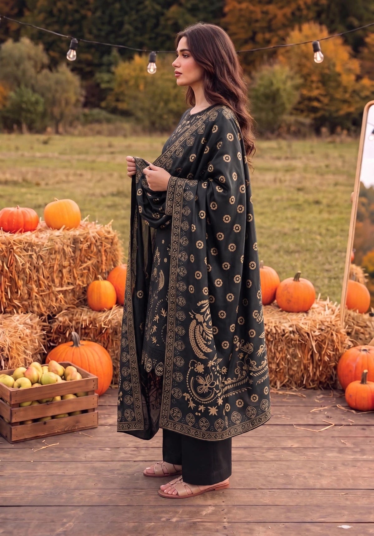 Dhanak-EMB-103 3Pc Unstitched