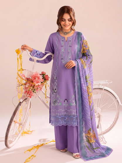 Dhanak-EMB-101 3Pc Unstitched