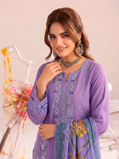 Dhanak-EMB-101 3Pc Unstitched