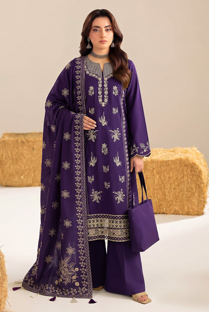 Dhanak-EMB-102 3Pc Unstitched
