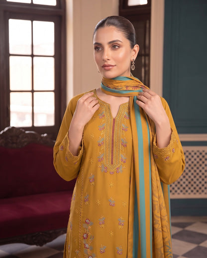 Dhanak-EMB-105 3Pc Unstitched
