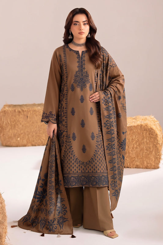 Dhanak-EMB-104 3Pc Unstitched