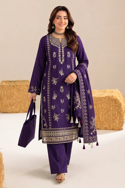 Dhanak-EMB-102 3Pc Unstitched