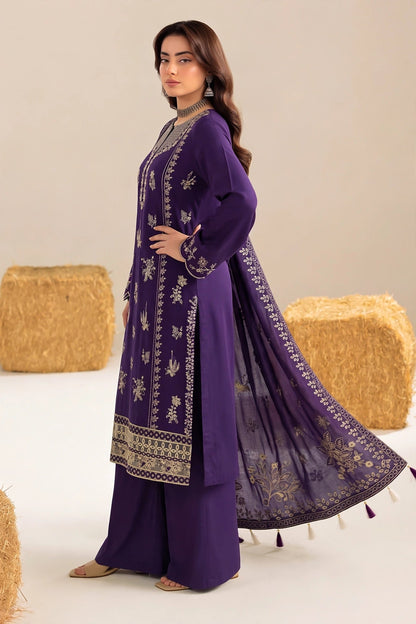 Dhanak-EMB-102 3Pc Unstitched