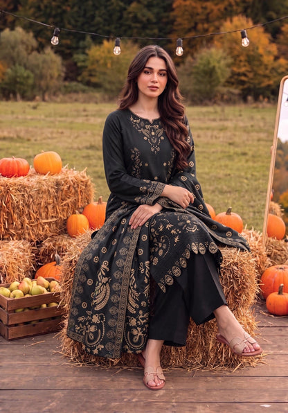 Dhanak-EMB-103 3Pc Unstitched