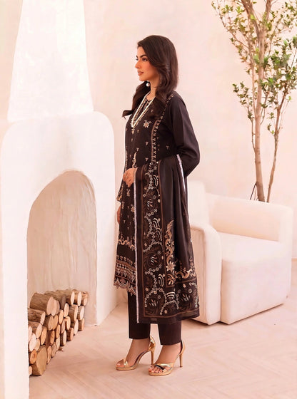 Dhanak-EMB-109 3Pc Unstitched